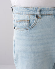 Straight Fit Sky Blue Jeans