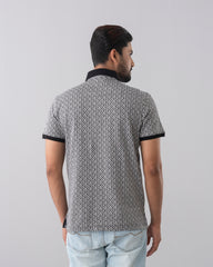 Regular Fit Jacquard Mercerised Polo Shirt