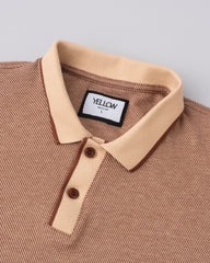 Relaxed Fit Yarn-Dyed Polo Shirt