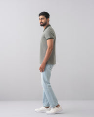 Regular Fit Jacquard Polo Shirt
