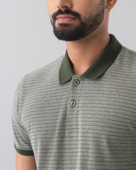 Regular Fit Jacquard Polo Shirt