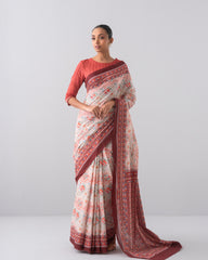 Digital Printed Cotton Saree