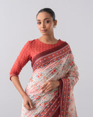 Digital Printed Cotton Saree