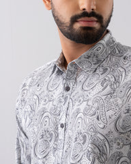 Regular Fit Printed Casual Shirt