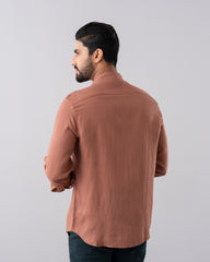 Regular Fit Solid Casual Shirt