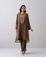 Smart Fit Embroidered Two-Piece Ethnic Set