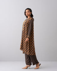 Smart Fit Embroidered Two-Piece Ethnic Set