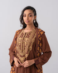 Smart Fit Embroidered Two-Piece Ethnic Set