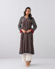 Smart Fit One-Piece Embroidered Ethnic Kurta
