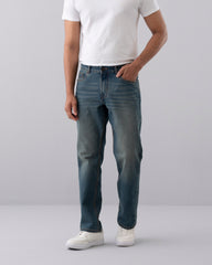 Straight Fit Dusty Blue Jeans