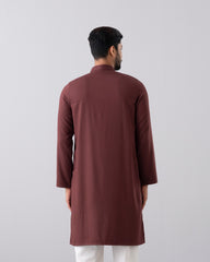 Regular Fit Embroidered Semi-Formal Panjabi