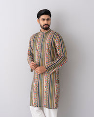 Regular Fit Printed Panjabi