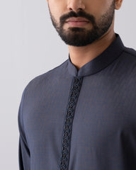 Regular Fit Embroidered Semi-Formal Panjabi