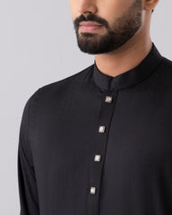 Slim Fit Embroidered Semi-Formal Panjabi