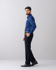 Regular Fit Thin Check Formal Shirt