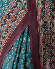 Digital Printed Cotton Saree