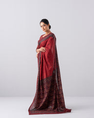 Digital Printed Cotton Saree