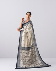 Digital Printed Cotton Saree