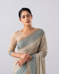 Digital Printed Cotton Saree