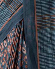 Digital Printed Cotton Saree