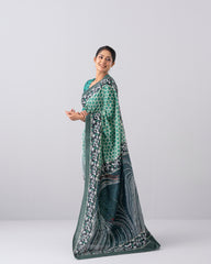 Digital Printed Cotton Saree