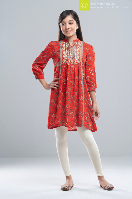 Junior Girls Ethnic Frock (10-14 Years)