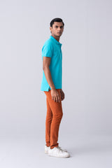 Regular Fit Solid Polo Shirt