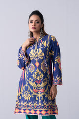 Mid-Length Relaxed Fit Lawn with Chiffon Dupatta - Two Piece