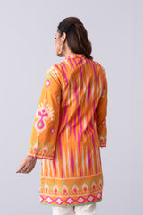 Mid-Length Relaxed Fit Lawn with Chiffon Dupatta - Two Piece