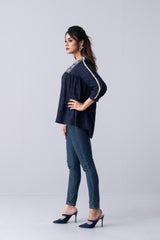 Bohemian-Style Embroidered Bolero Top