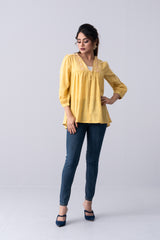 Bohemian-Style Embroidered Bolero Top