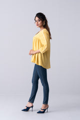 Bohemian-Style Embroidered Bolero Top