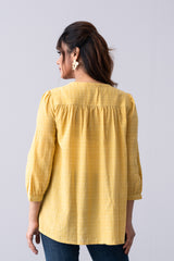 Bohemian-Style Embroidered Bolero Top