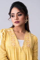 Bohemian-Style Embroidered Bolero Top