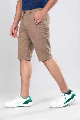 Slim Fit Solid Shorts