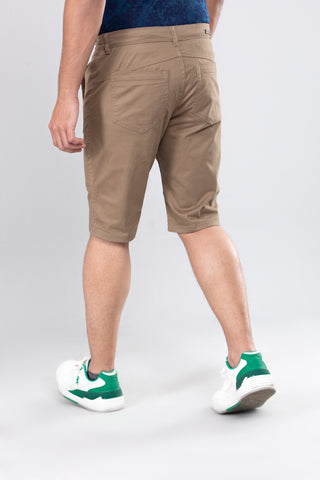 Slim Fit Solid Shorts