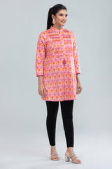 Ikat Printed Fashion Top - Mystika