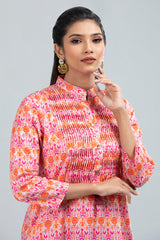 Ikat Printed Fashion Top - Mystika