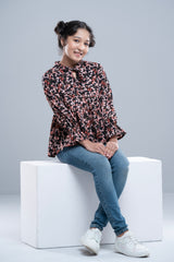 Junior Girls' Western Fashion Top (10-14 Years)