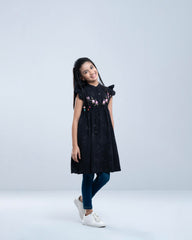 Girls' Georgette Embroidered Dress (6-8 Years)