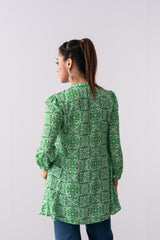 Moroccan Printed Viscose Fashion Top - Mystika