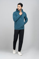 Relaxed Fit Cotton Hoodie with Adjustable Hood
