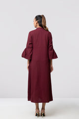 Regular Fit A-line Flare Long Dress