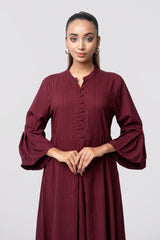Regular Fit A-line Flare Long Dress