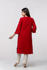 Smart Fit Embroidered Ethnic Kurta