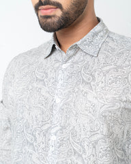 Regular Fit Printed Casual Shirt