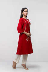 Smart Fit Embroidered Ethnic Kurta