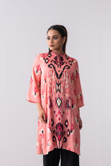 Mid-Length Sublimation Printed Smart Fit Ethnic Kurta