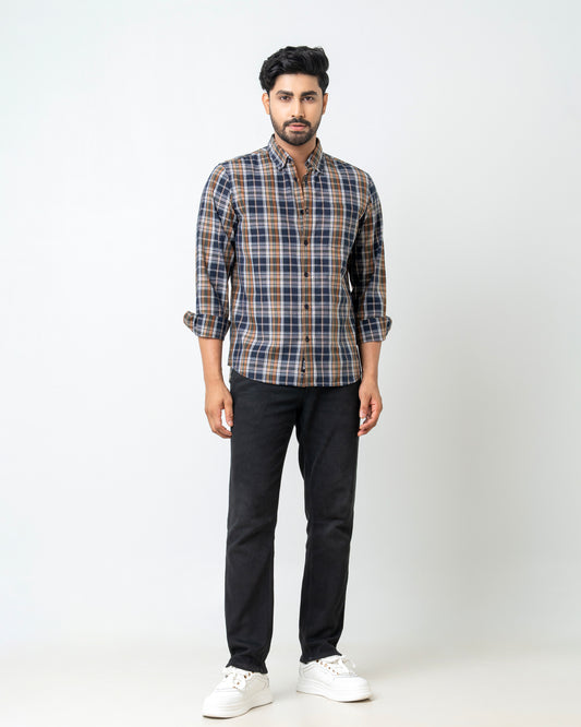 Regular Fit Check Casual Shirt