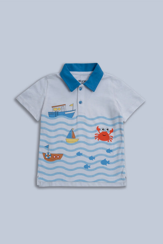 Newborn Boys Polo (0-6 Months)